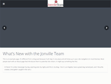 Tablet Screenshot of blog.jonvilleteam.com